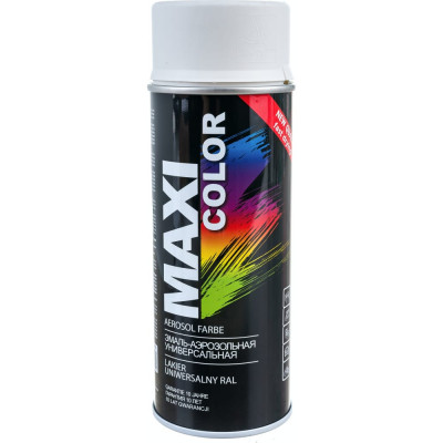 Эмаль-аэрозоль Maxi Color 9010mMX