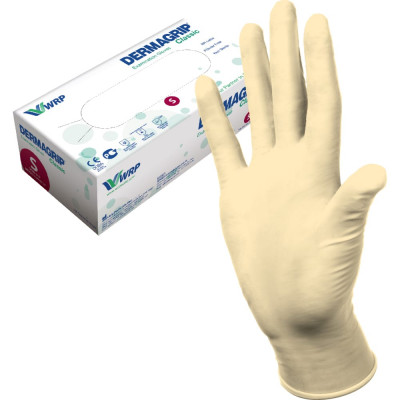 Смотровые латексные перчатки Dermagrip CLASSIC CT0000000690