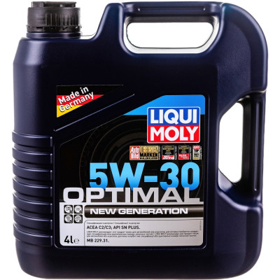 НС-синтетическое моторное масло LIQUI MOLY Optimal New Generation 5W-30 39031