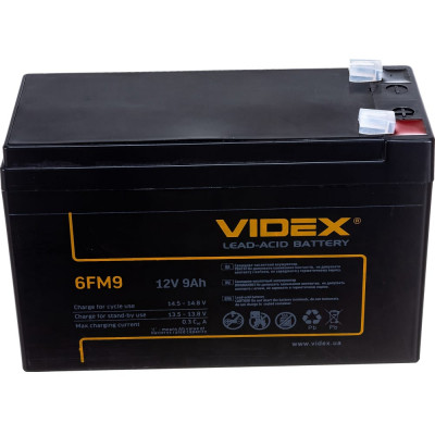 Аккумулятор Videx 6FM9 VID-6FM9