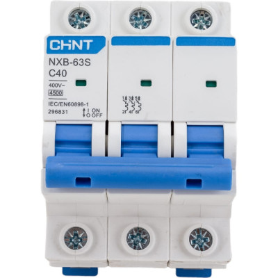 Автоматический выключатель CHINT NXB-63S 296831