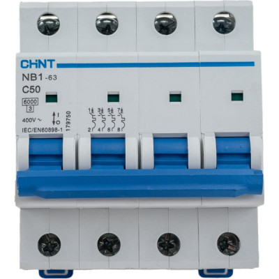 Автоматический выключатель CHINT NB1-63 179750