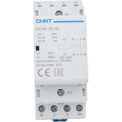 Модульный контактор CHINT NCH8-25/22 256091