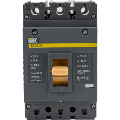 Автоматический выключатель IEK ВА88-35 SVA30-3-0200