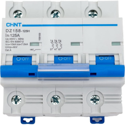 Автоматический выключатель CHINT DZ158-125H 158109
