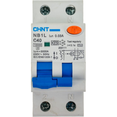 Дифференциальный автоматический выключатель CHINT NB1L 203111