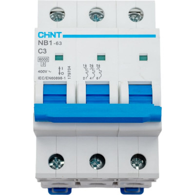 Автоматический выключатель CHINT NB1-63 179704