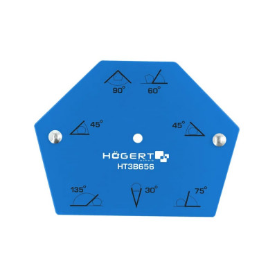 Шестигранный магнитный угольник для сварочных работ HOEGERT TECHNIK HT3B656