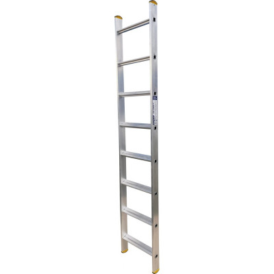 Алюминиевая односекционная приставная лестница Алюмет НК1 5108