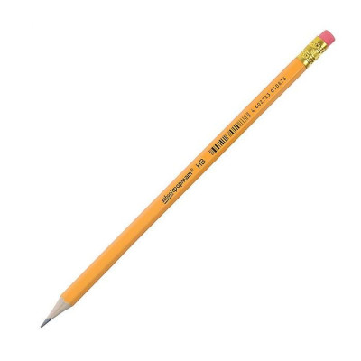 Заточенный шестигранный чернографитный карандаш SCHOOLFORMAT CLASSIC КЧ11-HB