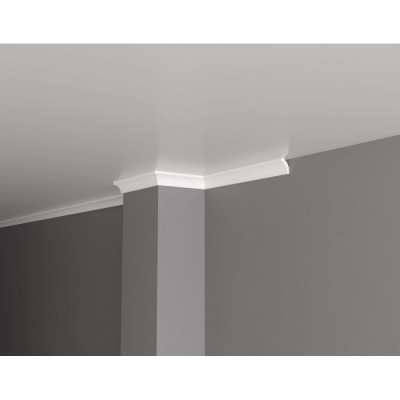 Ударопрочный влагостойкий потолочный карниз под покраску Decor-Dizayn DD36