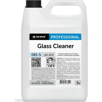 Средство для мойки стекол PRO-BRITE GLASS CLEANER 081-5