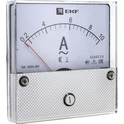 Аналоговый амперметр на панель EKF AMA-801 ama-801-400
