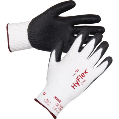 Антипорезные перчатки Ansell HyFlex 11-735-10