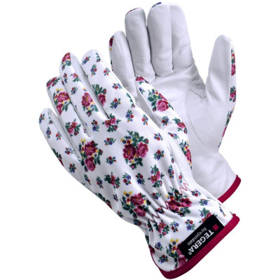 Хозяйственные кожаные комбинированные перчатки TEGERA 90014-8