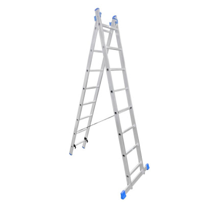 Двухсекционная алюминиевая лестница LadderBel LS208