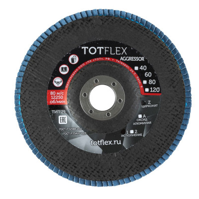 Торцевой лепестковый круг Totflex AGGRESSOR 1 4631159116616