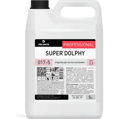 Средство для ежедневной чистки сантехники PRO-BRITE SUPER DOLPHY 017-5