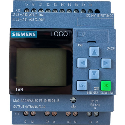 Логический модуль Siemens LOGO! 6ED10521CC080BA1