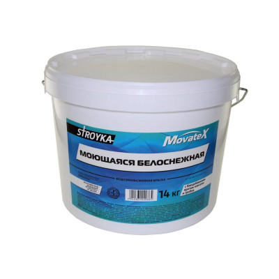 Моющаяся водоэмульсионная краска Movatex Stroyka Т31720
