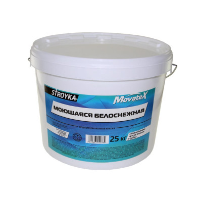 Моющаяся водоэмульсионная краска Movatex Stroyka Т31721
