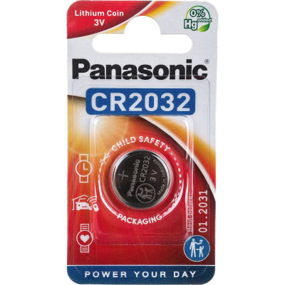 Элемент питания Panasonic Power Cells CR2032 B1 2765