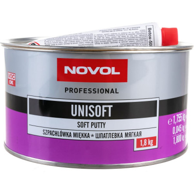 Мягкая шпатлевка NOVOL UNISOFT X6119541