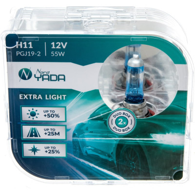 Лампа Nord-Yada EXTRA LIGHT +50 % Plastic case 907367
