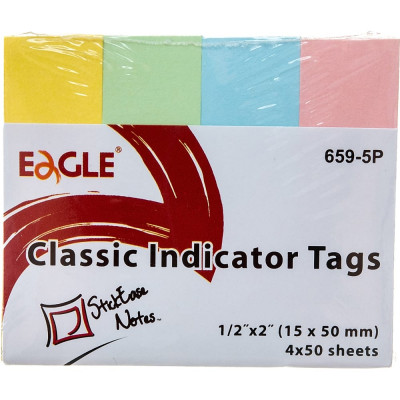 Бумажные клейкие закладки EAGLE 659-5P