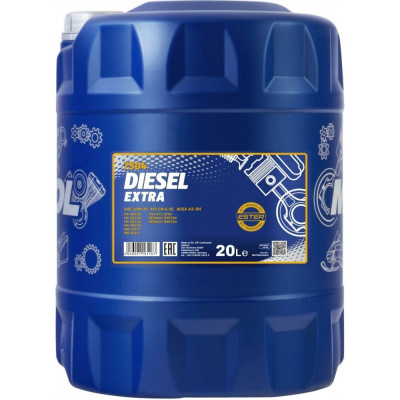 Полусинтетическое моторное масло MANNOL DIESEL EXTRA 10W40 1186