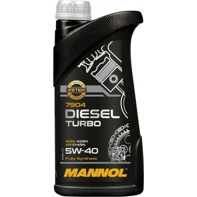 Синтетическое моторное масло MANNOL DIESEL TURBO 5W40 1010