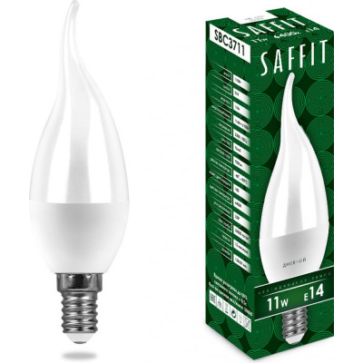 Светодиодная лампа SAFFIT SBC3711 Свеча на ветру 55174
