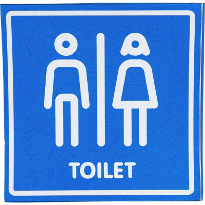 Наклейка Контур Лайн Туалет 10FC0139