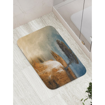 Противоскользящий коврик для ванной, сауны, бассейна JOYARTY Звездный водопад bath_3847