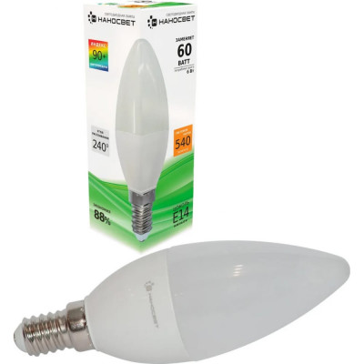 Светодиодная лампа Наносвет LE-CD-60/E14/930 L200