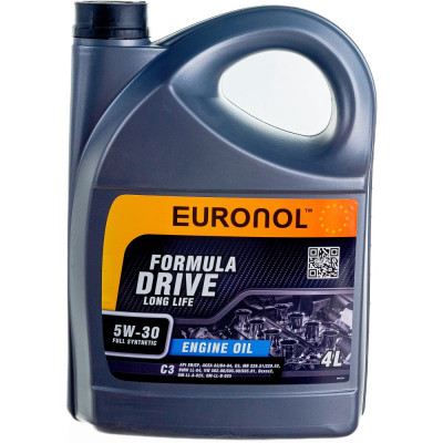 Моторное масло Euronol DRIVE FORMULA LL 5w-30, С3 80007