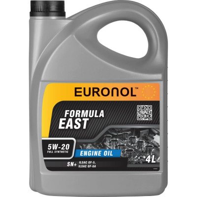 Моторное масло Euronol EAST FORMULA 5w-20, ILSAC GF-5 80198