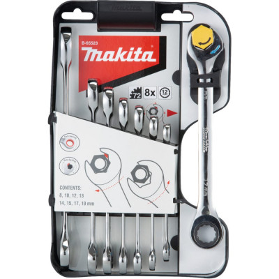 Набор комбинированных ключей Makita B-65523
