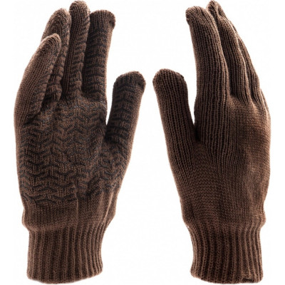 Полушерстяные двойные трикотажные перчатки СИБРТЕХ 68634