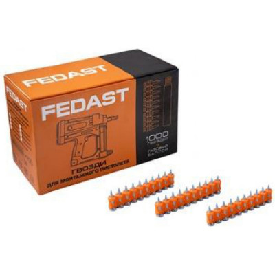 Гвозди для монтажного пистолета Fedast Bullet point, 3.0х32 мм, 1000 шт. fd3032mgbp