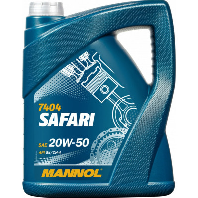 Минеральное моторное масло MANNOL SAFARI 20W50 1226