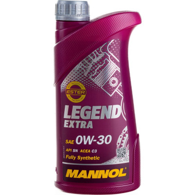 Синтетическое моторное масло MANNOL LEGEND EXTRA 0W30 79191
