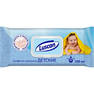 Детские влажные салфетки Luscan 1027669