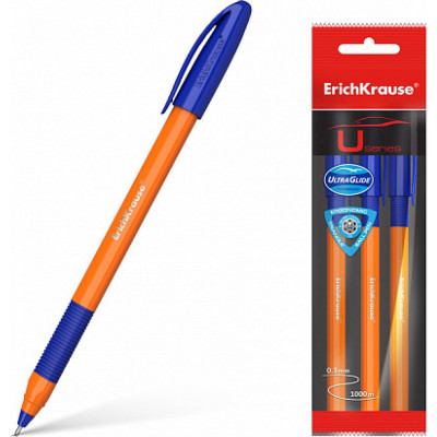 Шариковая ручка ErichKrause U-109 Orange Stick&Grip 47592