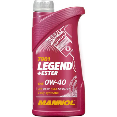 Синтетическое моторное масло MANNOL LEGEND ESTER 0W40 1000