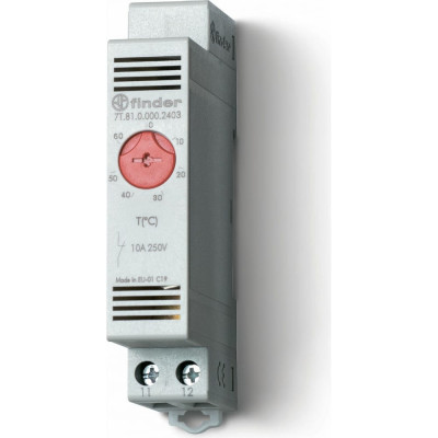 Модульный щитовой термостат Finder 7T8100002401