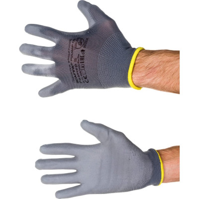Перчатки для защиты от ОПЗ Scaffa PU1350P-DG 00-00012434