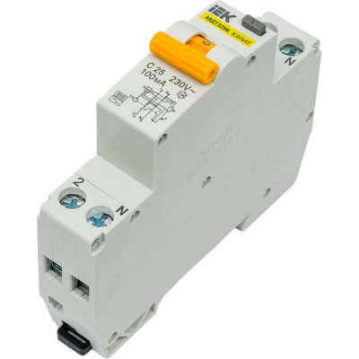 Автоматический выключатель дифференциального тока IEK АВДТ32МL KARAT MVD12-1-025-C-100