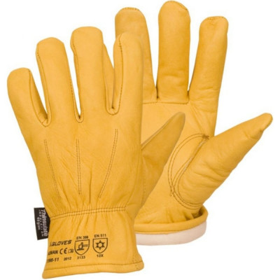 Утепленные кожаные перчатки S. GLOVES NEMAN 31998-11