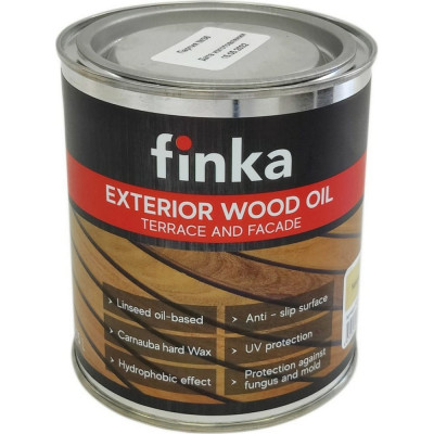 Масло для террас и фасадов Finka Exterior Wood Oil Нazelnut FO-075H